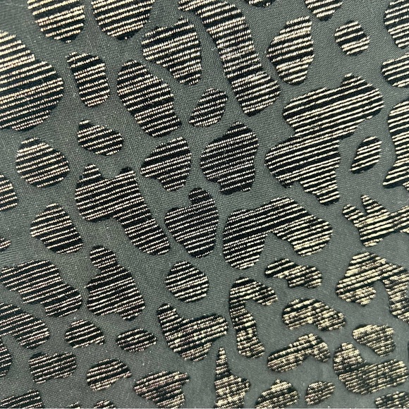 IRO NWT Bexly Leopard Metallic Asymmetrical Midi Dress size 44 (US 12) - Picture 6 of 11